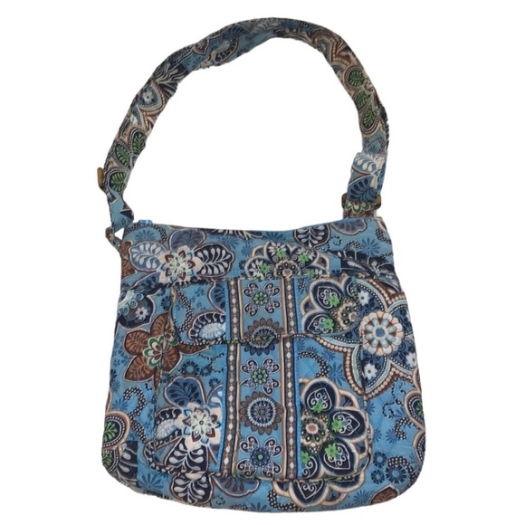 Y2K Era Vera Bradley Classic Bali Blue Handbag - Picture 1 of 9